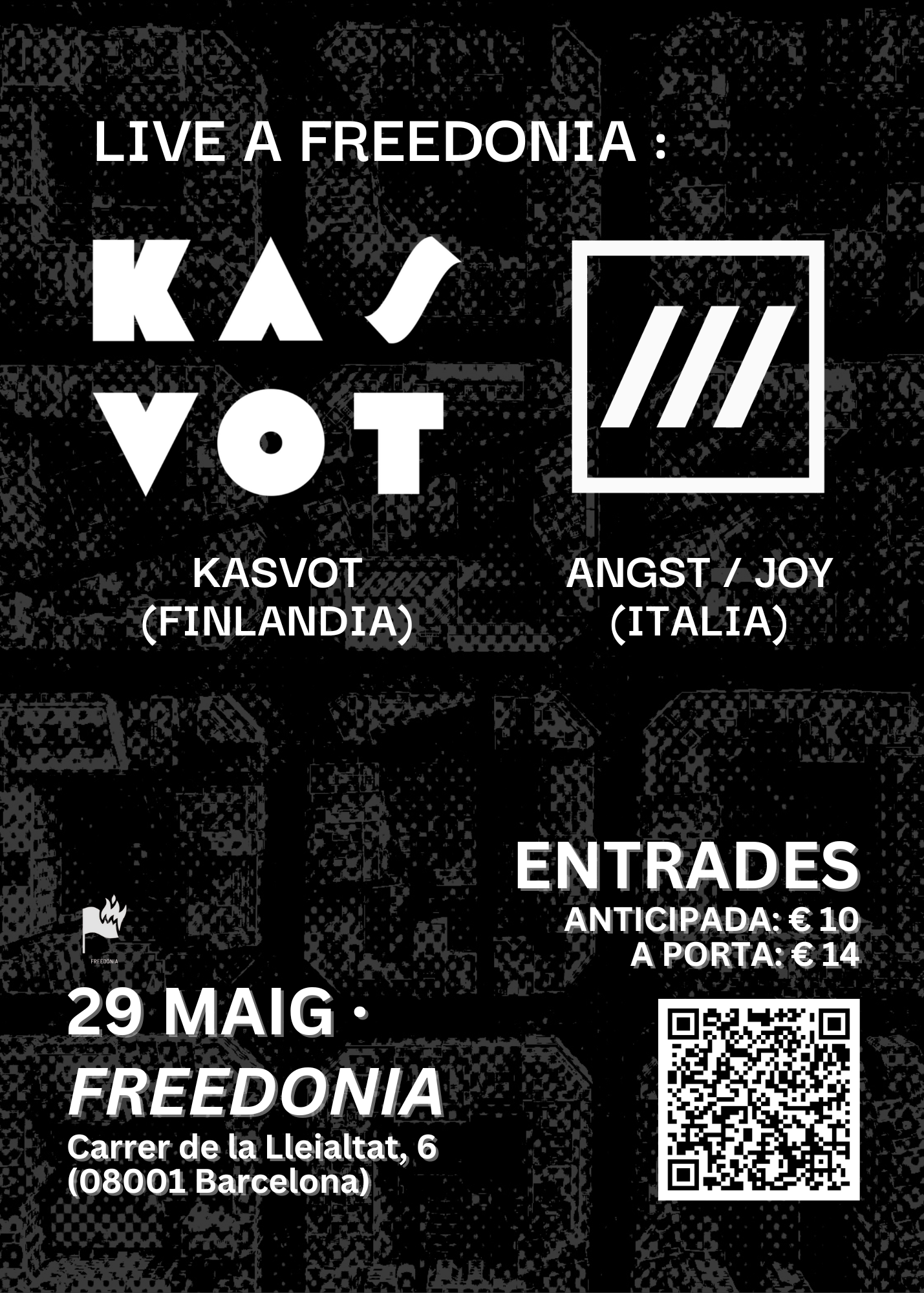 Kasvot + Angst/Joy – Spain Tour ’25