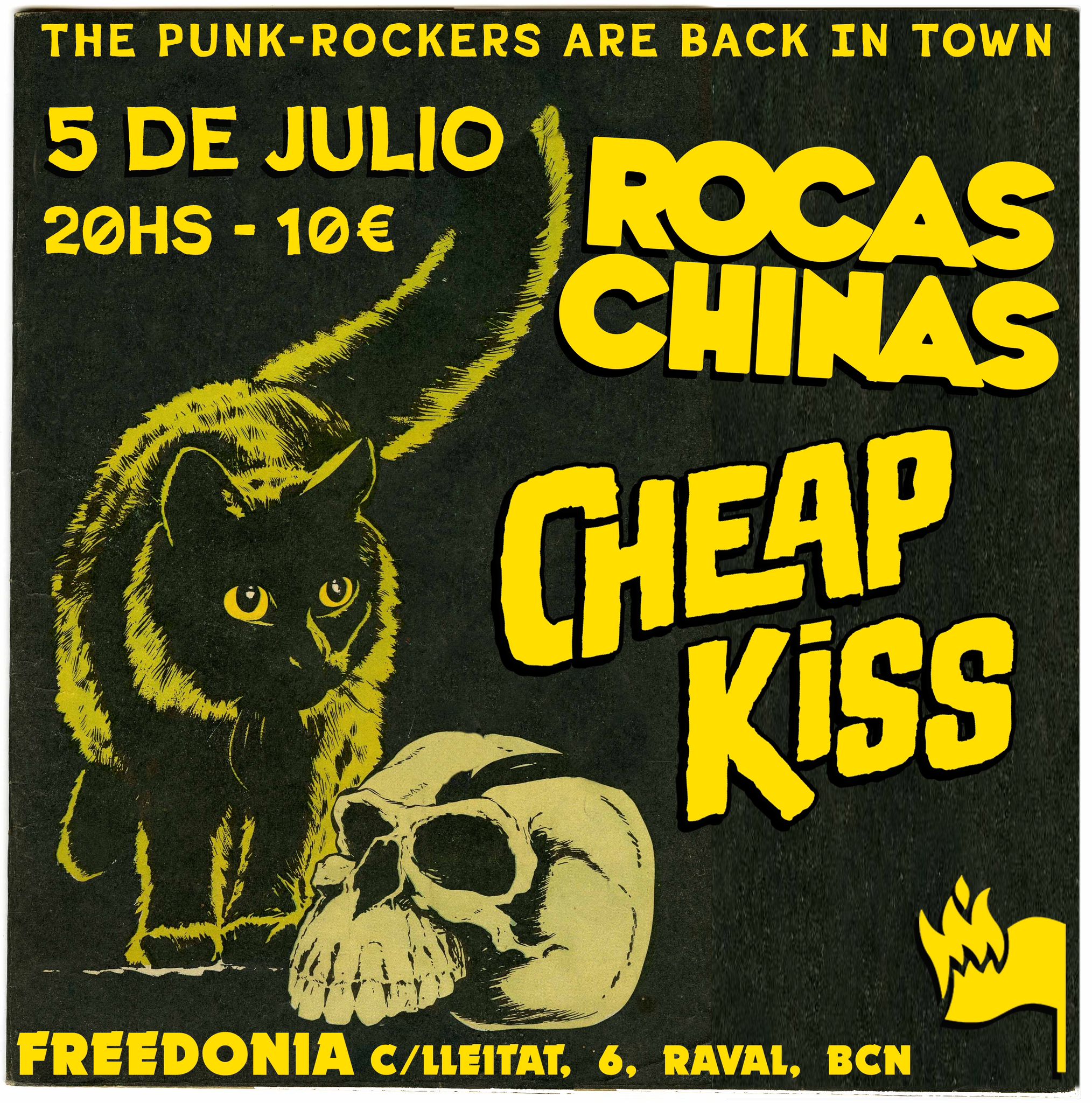 The punk rockers are back in town – Rocas Chinas + Cheap Kiss