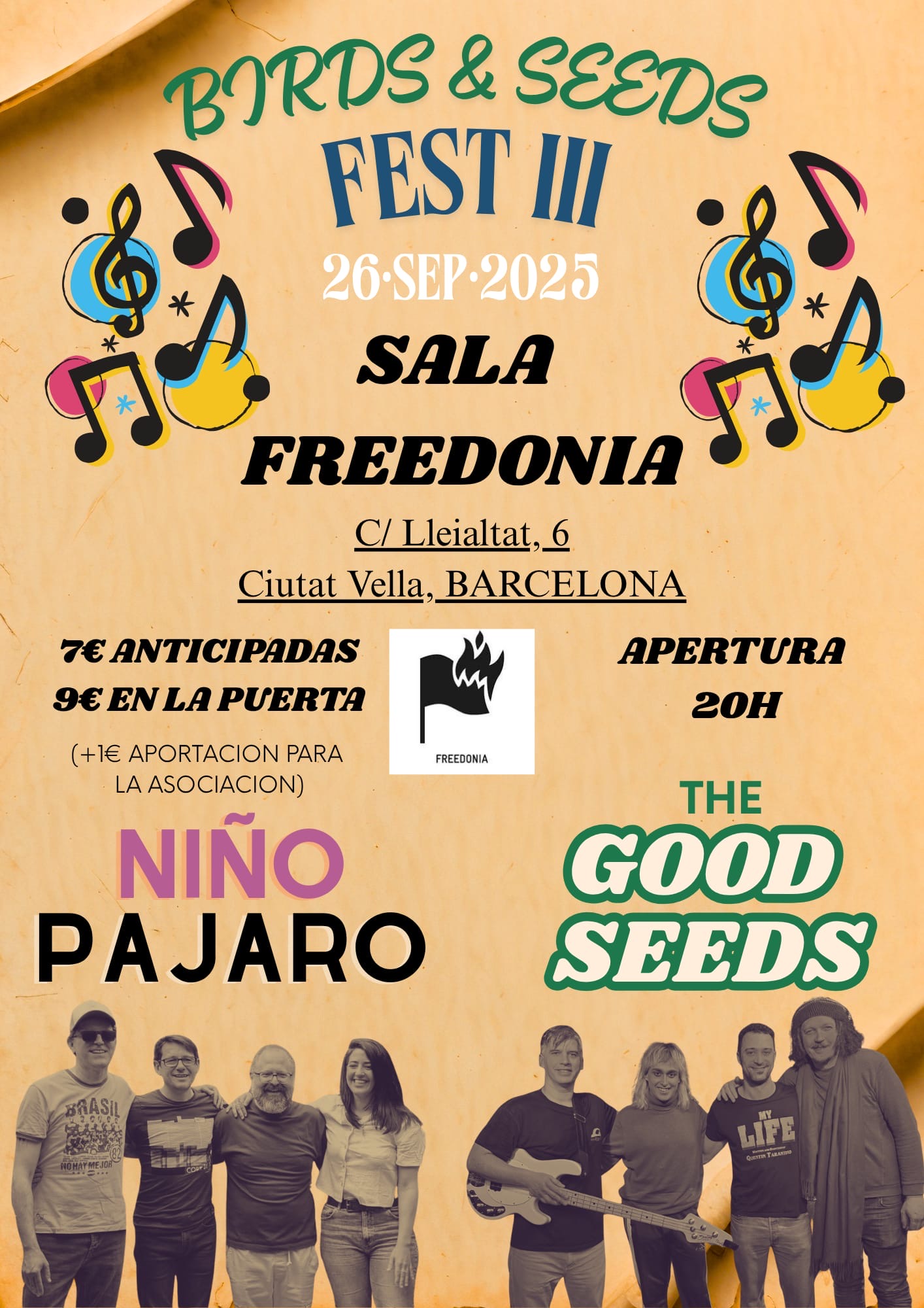 Birds & Seeds Fest III – Niño Pájaro + The Good Seeds