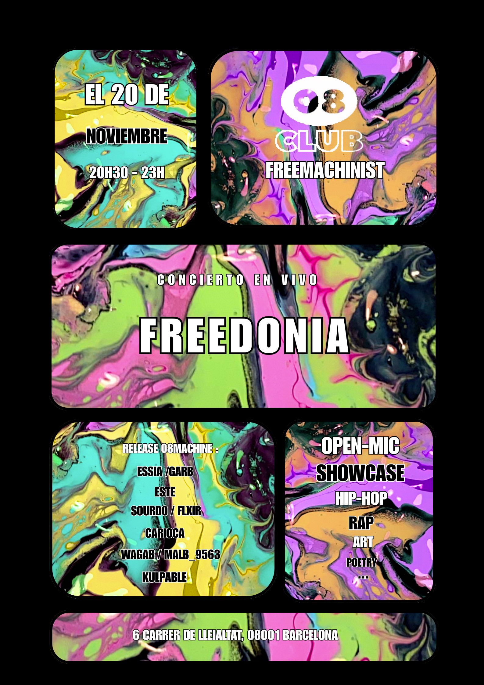 08 CLUB x FREEMACHINIST