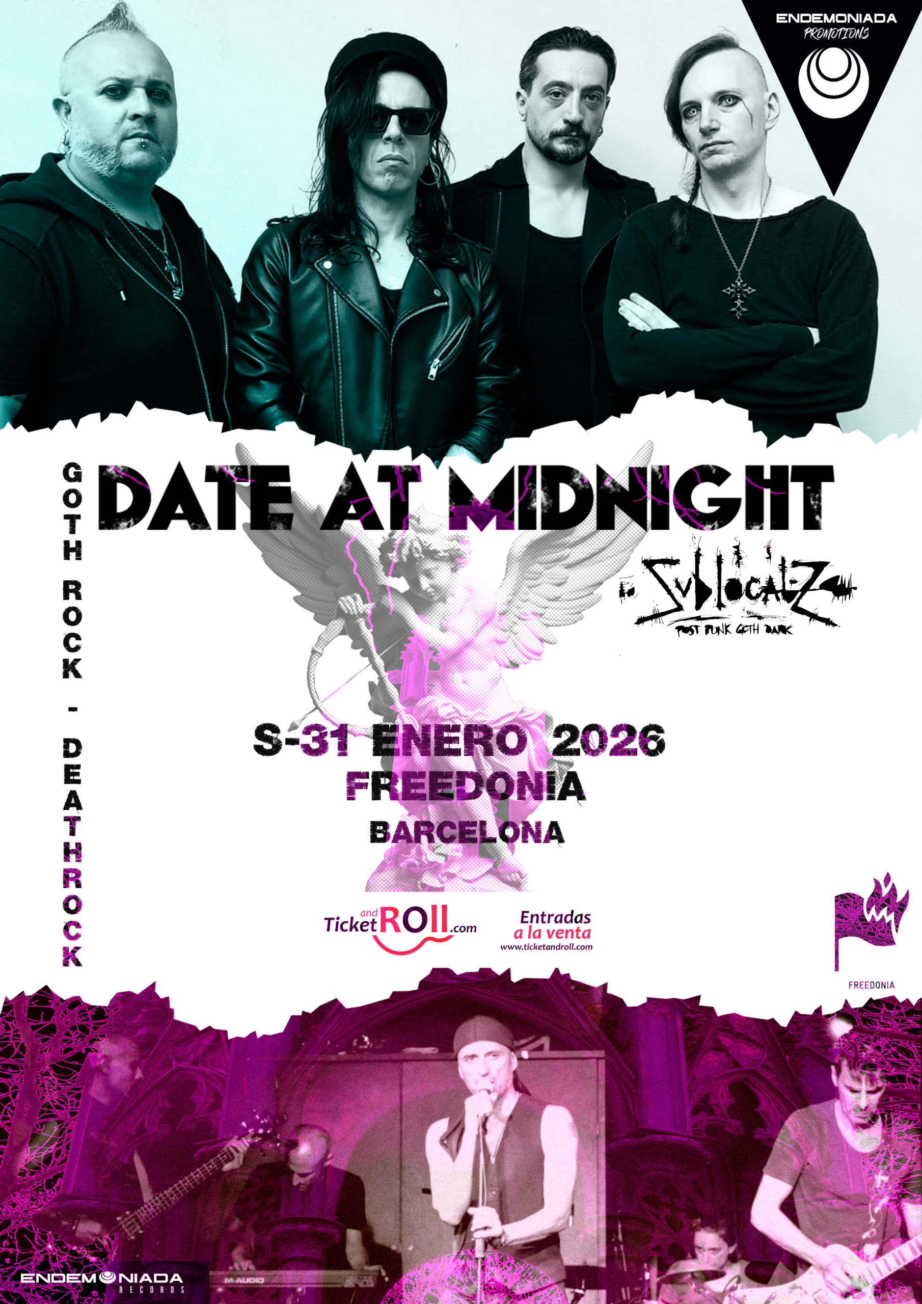 Endemoniada Promotions: Date At Midnight + Sublocal Z