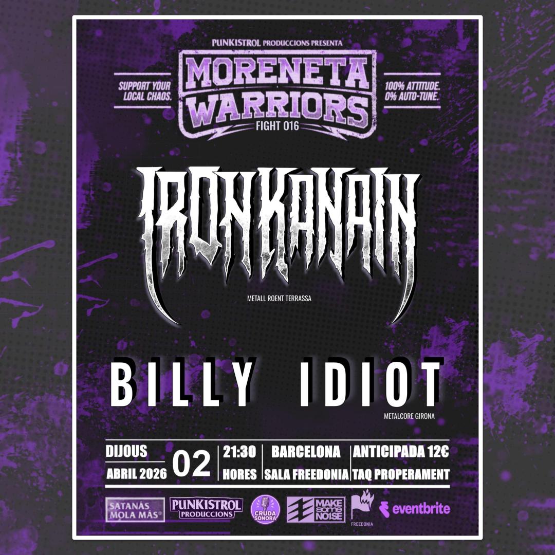 Moreneta Warriors Fight 018 – Iron K9 + Billy Idiot