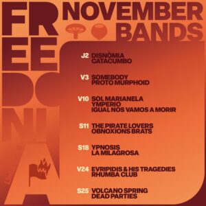 Bandas noviembre