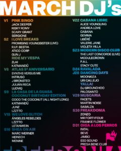 Dj´s marzo