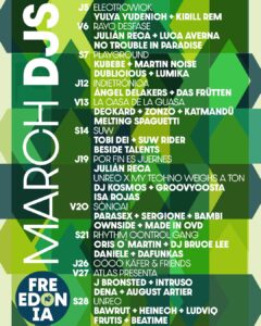 Dj´s marzo