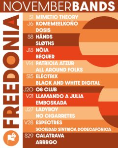 Bandas noviembre