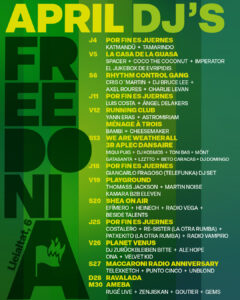 Dj´s abril